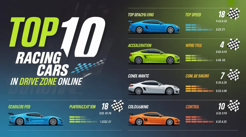 top 10 Drive Zone Online cars
