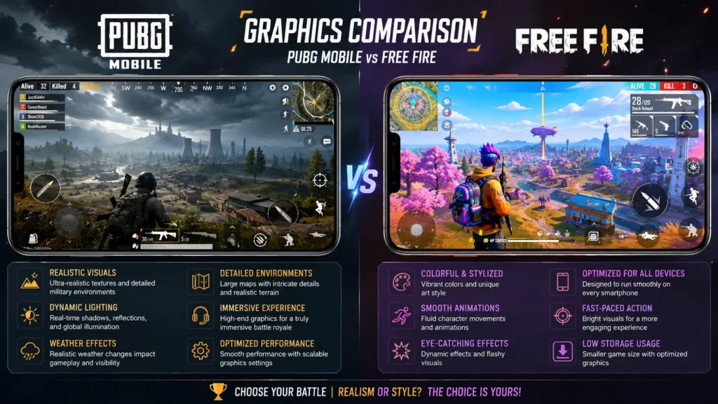 PUBG Mobile vs Free Fire 2026: The Honest Verdict Nobody Else Will Give You 3 PUBG Mobile vs Free Fire image
