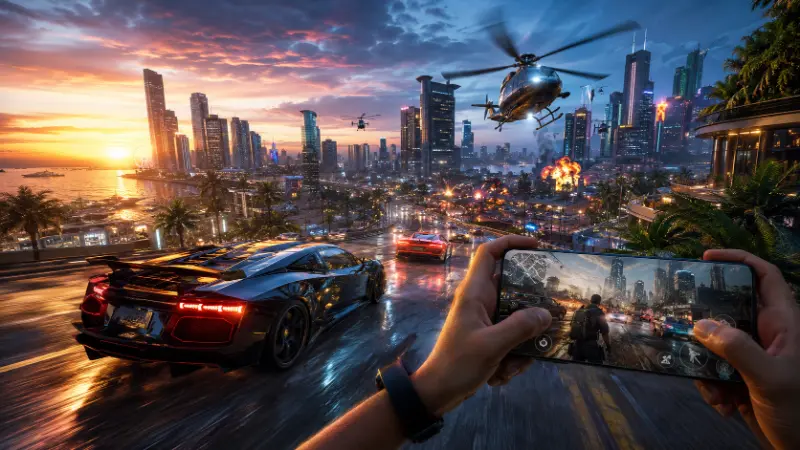 Best Mobile Games Like GTA 5 for Android & iOS (2026) 5 Best Mobile Games Like GTA 5