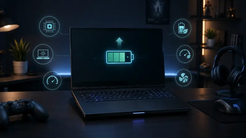 Why Your Gaming Laptop Battery Dies So Fast (And How to Actually Fix It) 2 Your Gaming Laptop Battery