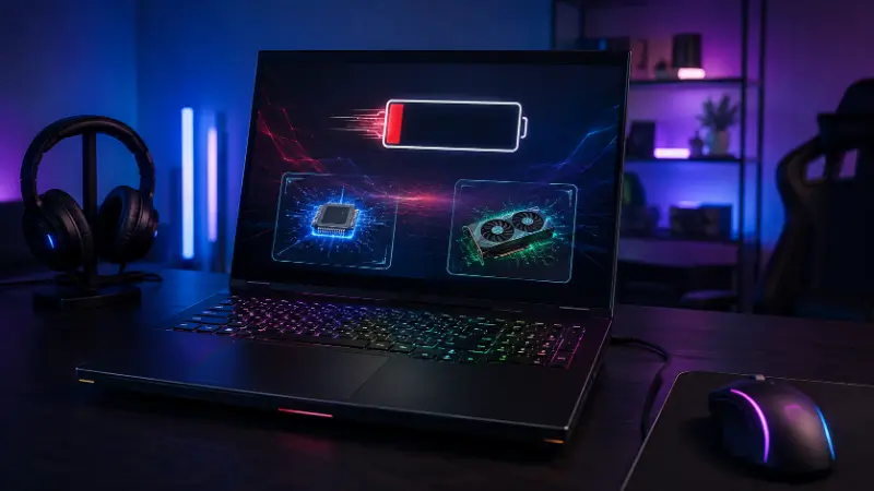 Why Your Gaming Laptop Battery Dies So Fast (And How to Actually Fix It) 3 Your Gaming Laptop Battery