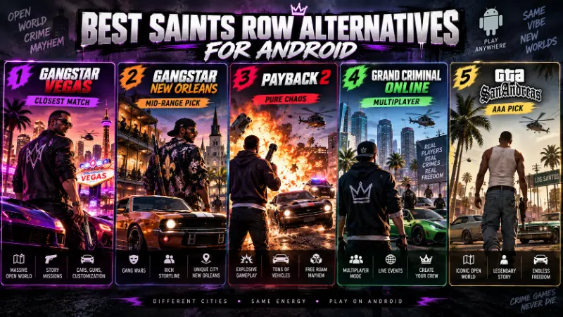 Best Games Like Saints Row for Android in 2026 3 Best Games Like Saints Row